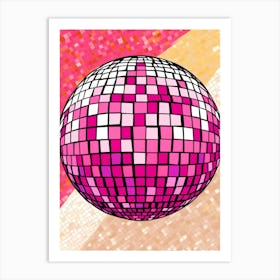 Disco Ball Vector Art Print