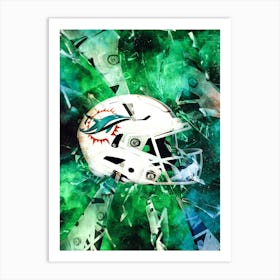 Miami Dolphins 5 Art Print