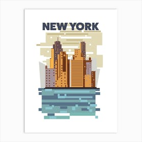 New York City Skyline Art Print