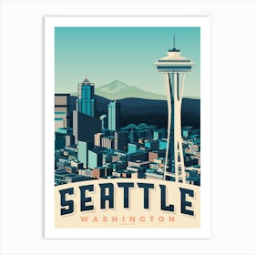 Seattle Space Needle Art Print
