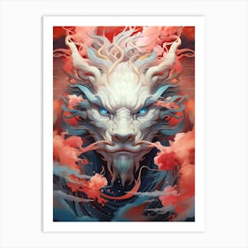 Dragon Head Art Print