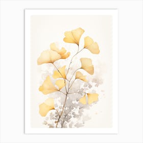 Ginkgo Leaves 2 Art Print