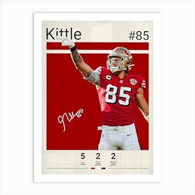 George Kittle Art Print