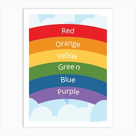 Rainbow Colors Art Print