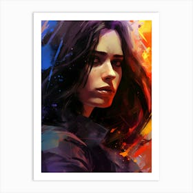 Jessica Jones Painting Art Print