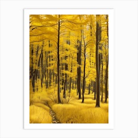 Autumn Forest 81 Art Print