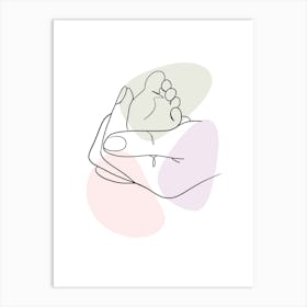 Baby'S Foot Mothers day 1 Art Print