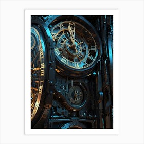 Clocks Art Print