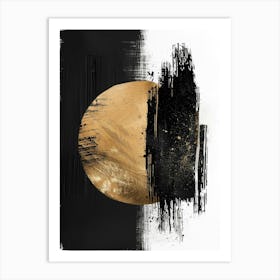 Black And White Abstract Painting 21 Art Print