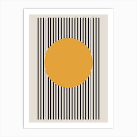 Black Stripes Bauhaus Art Print