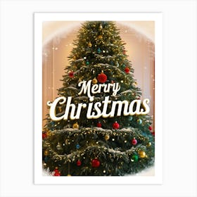 Merry Christmas Art Print