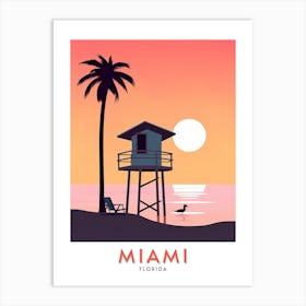 Miami Beach Art Print