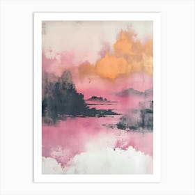 Pink Sunset Art Print