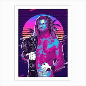 Dolph Ziggler 80s Retro Art Print