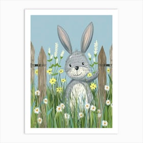 Bunny In The Meadow Art Print