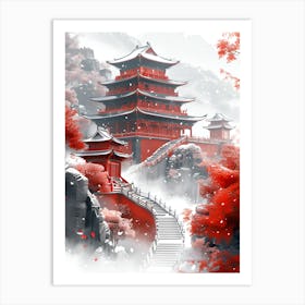 Chinese Pagoda 6 Art Print