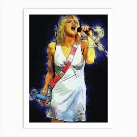 Spirit Of Courtney Love Art Print