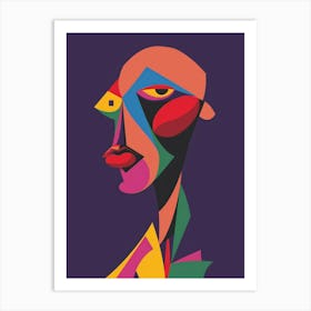 Abstract Portrait Of A Woman 46 Art Print