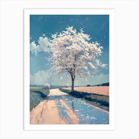 Cherry Blossom Tree Art Print