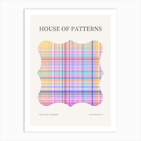 Checkered Pattern Poster 10 Art Print