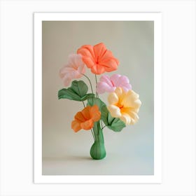 Dreamy Inflatable Flowers Nasturtium 2 Art Print