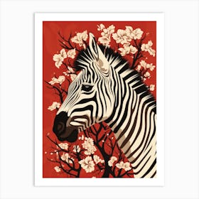 Zebra 9 Art Print