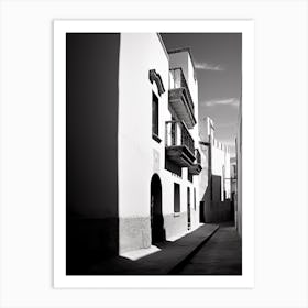 Murcia, Spain, Black And White Analogue Photography 1 Art Print