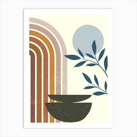 Rainbow Bowl Art Print