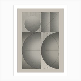 Abstract Geometry, Bauhaus Print, Mid Century Modern, Pop Culture, Exhibition Poster, Modernist, Retro Wall Art, Geometric Shapes Art Print