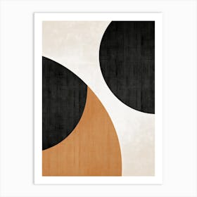 Harmony In Ivory Geometry Bauhaus Art Print