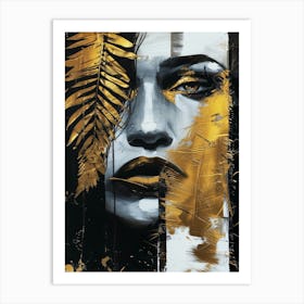 Gold Leaf 28 Art Print