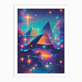 Pyramids And Stars Art Print