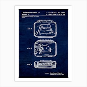 Walkman Cassette Player Prototype 1989 Art Print