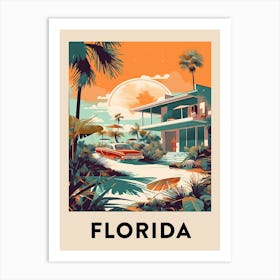 Vintage Travel Poster Florida 3 Art Print