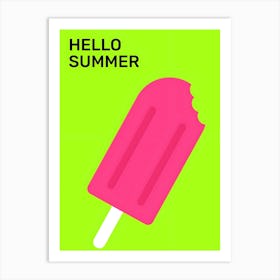 Hello Summer 4 Art Print