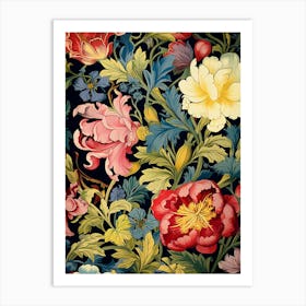 Floral Wallpaper 118 Art Print