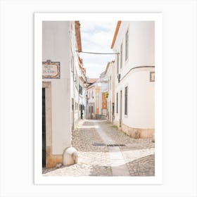 Streets Of Cascais Art Print