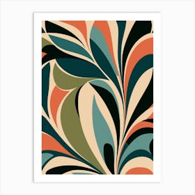 Abstract Floral Pattern Art Print