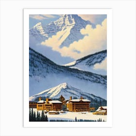 Telluride, Usa Ski Resort Vintage Landscape 1 Skiing Poster Art Print