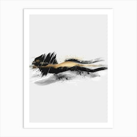 Lion abstract Art Print