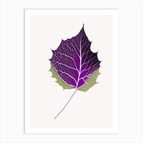 Grape Leaf Abstract 2 Art Print