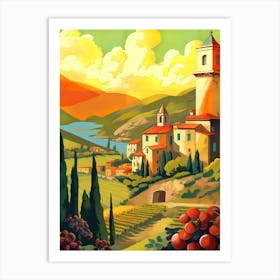 Tuscany 1 Art Print