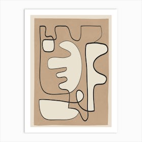 Contours of Thought 3 Art Print