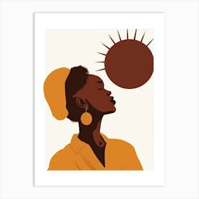 Afro-American Woman 49 Art Print