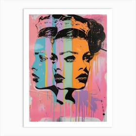 'Two Women' 6 Art Print