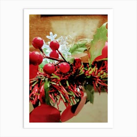 Christmas Garland Art Print