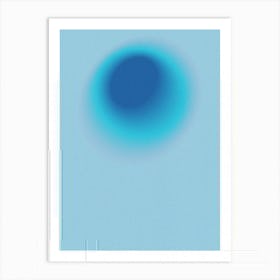 Blue Sphere 1 Art Print