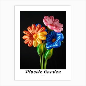 Bright Inflatable Flowers Poster Cineraria 1 Art Print