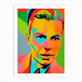 Frank Sinatra Colourful Pop Movies Art Movies Art Print