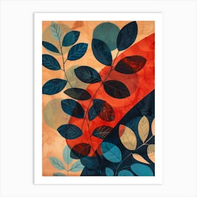 Abstract Leaves 10 Art Print